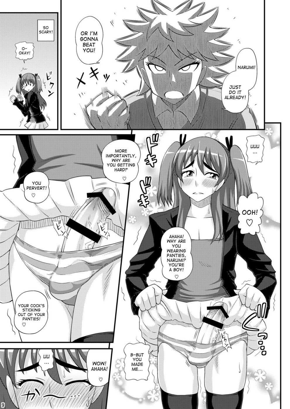 Hentai Manga Comic-Futanari Musume ni Okasarechau !-Read-9